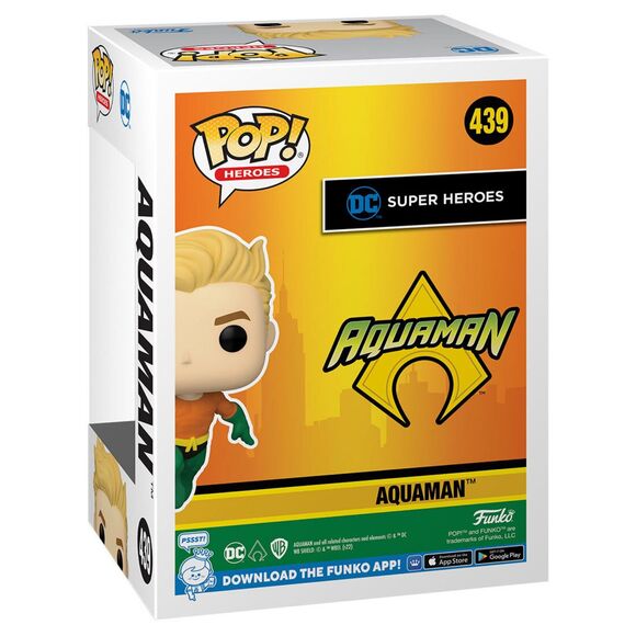 Funko Pop! Heroes Aquaman(Classic) 2022 New York Comic Con NYCC Limited Edition - Picture 3 of 4
